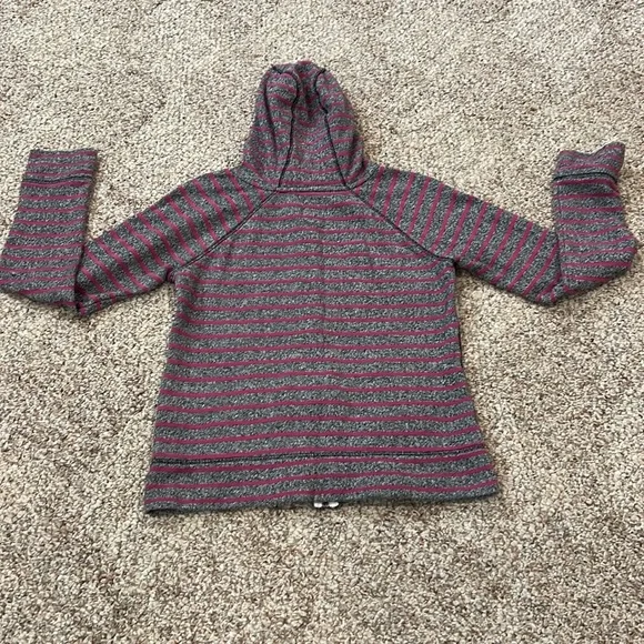 EUC! Nollie Zip Up Hoodie. Pink and Gray. SZ M - Picture 4 of 6